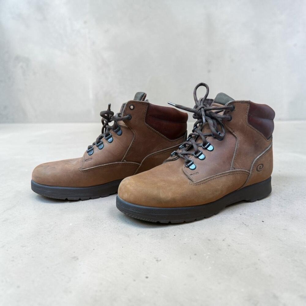 Dexter Walk Mocs Leather Hiking Boots Brown USA Women’s 8